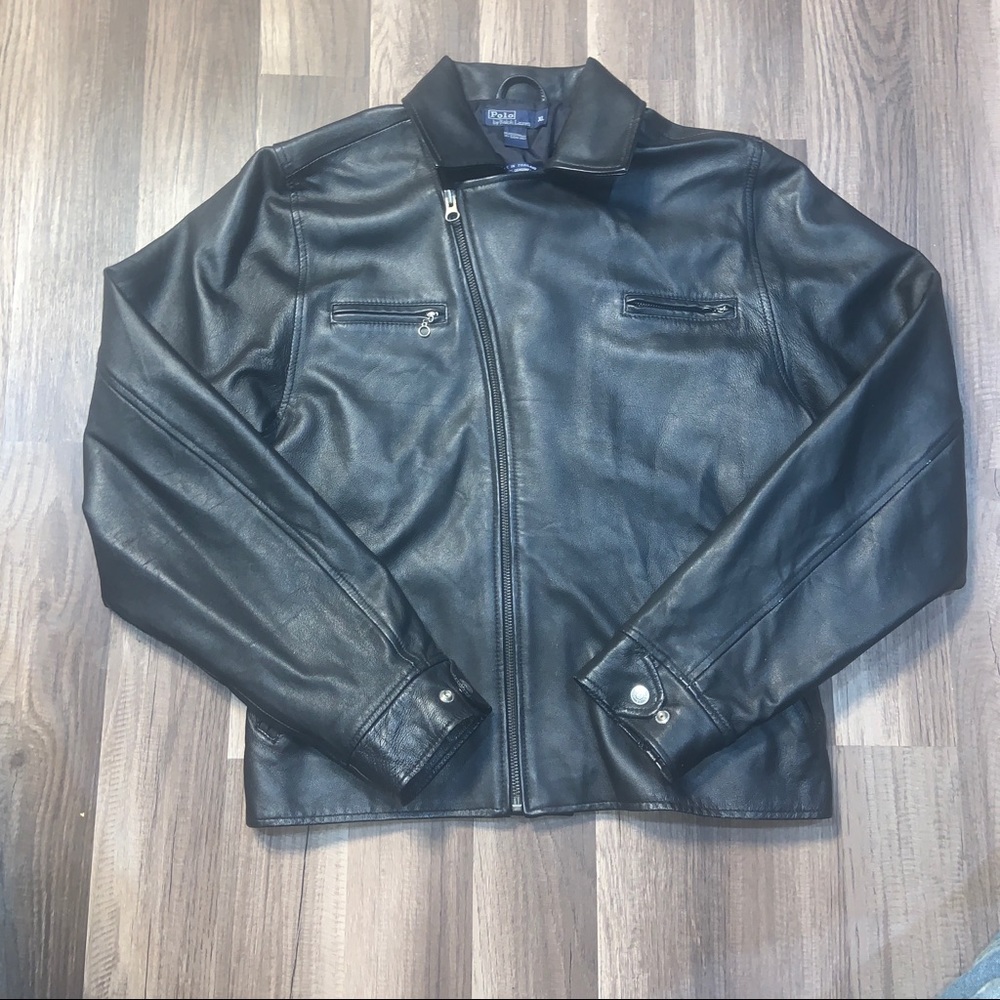 Woman’s Ralph Lauren Leather Motorcycle jacket